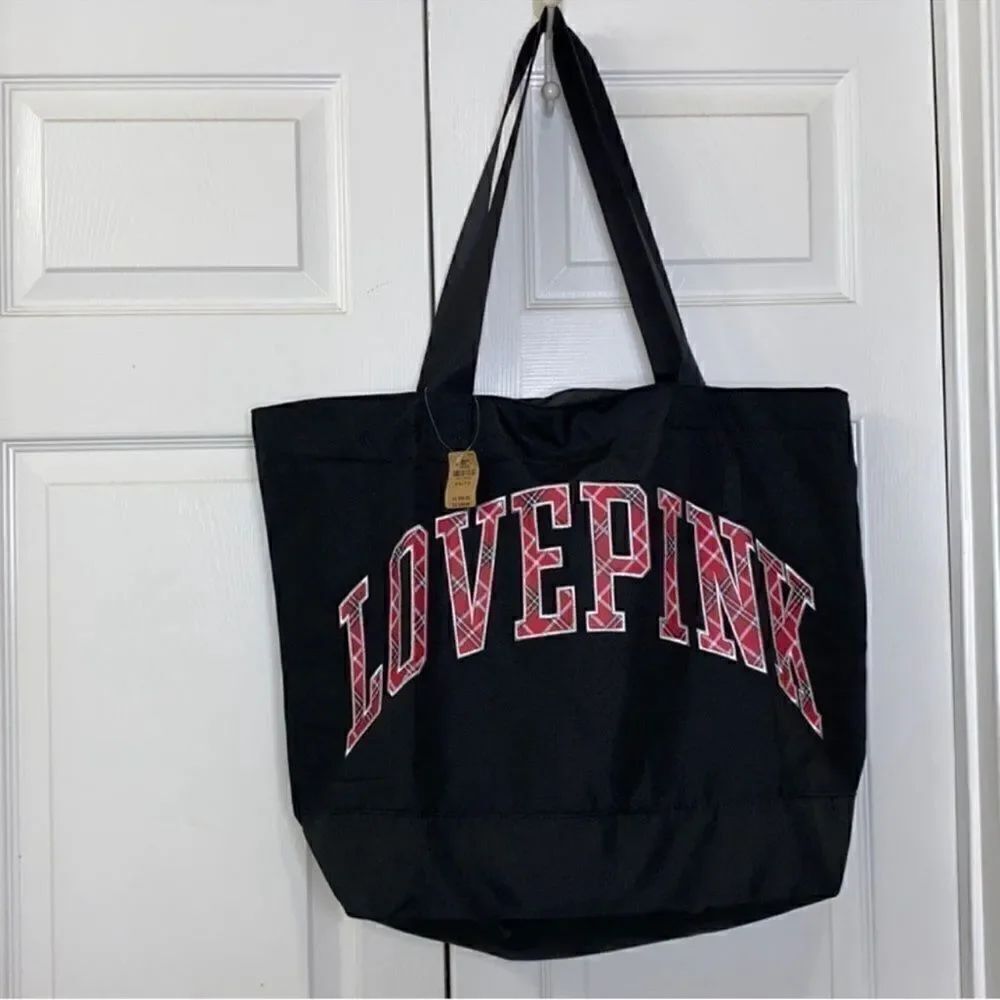 Pink Victoria Secret Black Weekender Bag - Picture 2 of 7